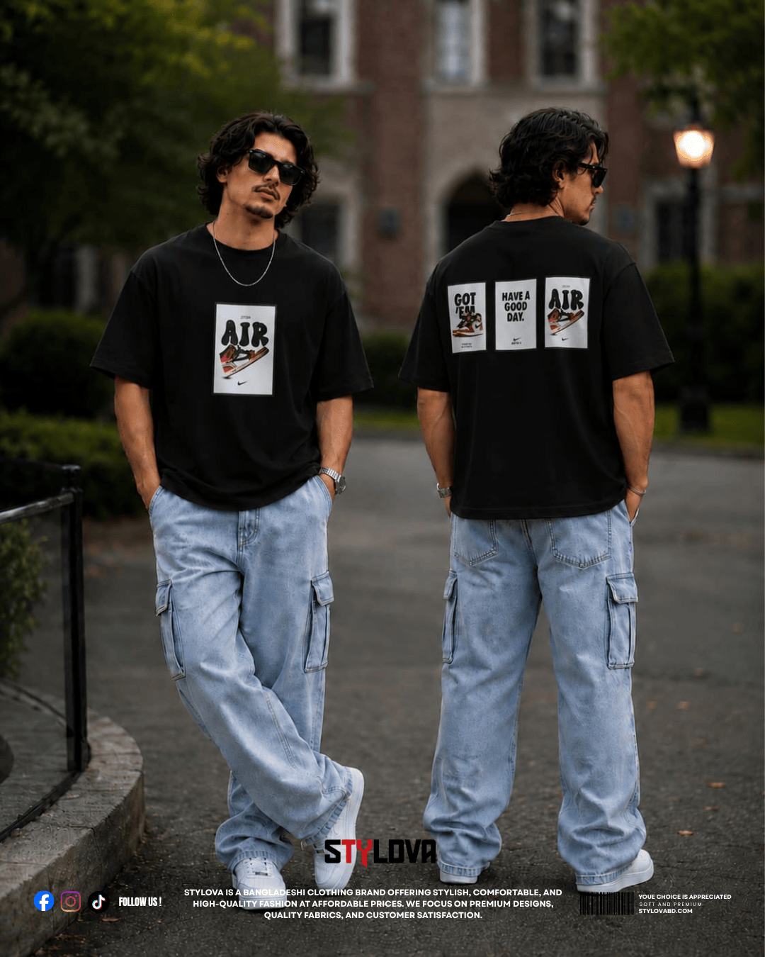 Drop Shoulder T Shirt | SF-11
